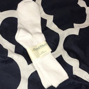 Never worn Flynn O’Hara Uniform crew white socks